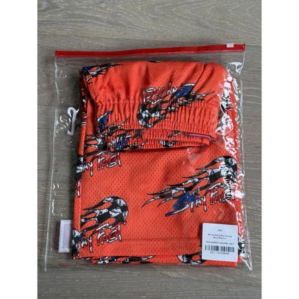 MEDIUM‎ Eric Emanuel Matty Boy ORANGE Mesh ✅❤️ SHIPS ASAP BRAND NEW RARE